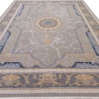 تصویر  فرش طلاکوب طرح کویر 700 شانه گل برجسته زمینه 6 متری