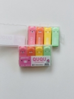 تصویر  هایلایتر 4 رنگ برند QUQU طرح خرس