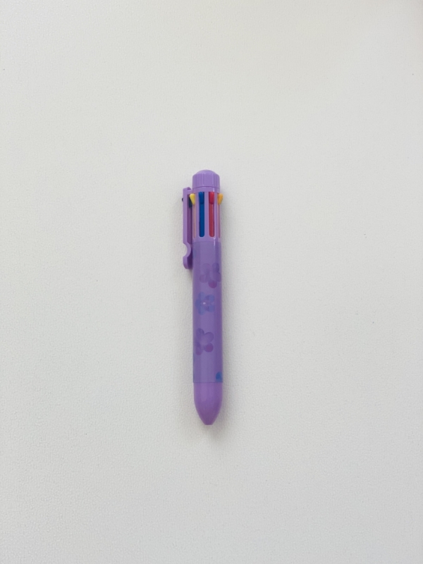 تصویر  خودکار 8 رنگ طرح گل