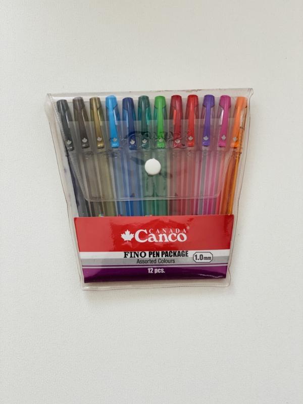 تصویر  خودکار 12 رنگ برند کنکو (CANCO)